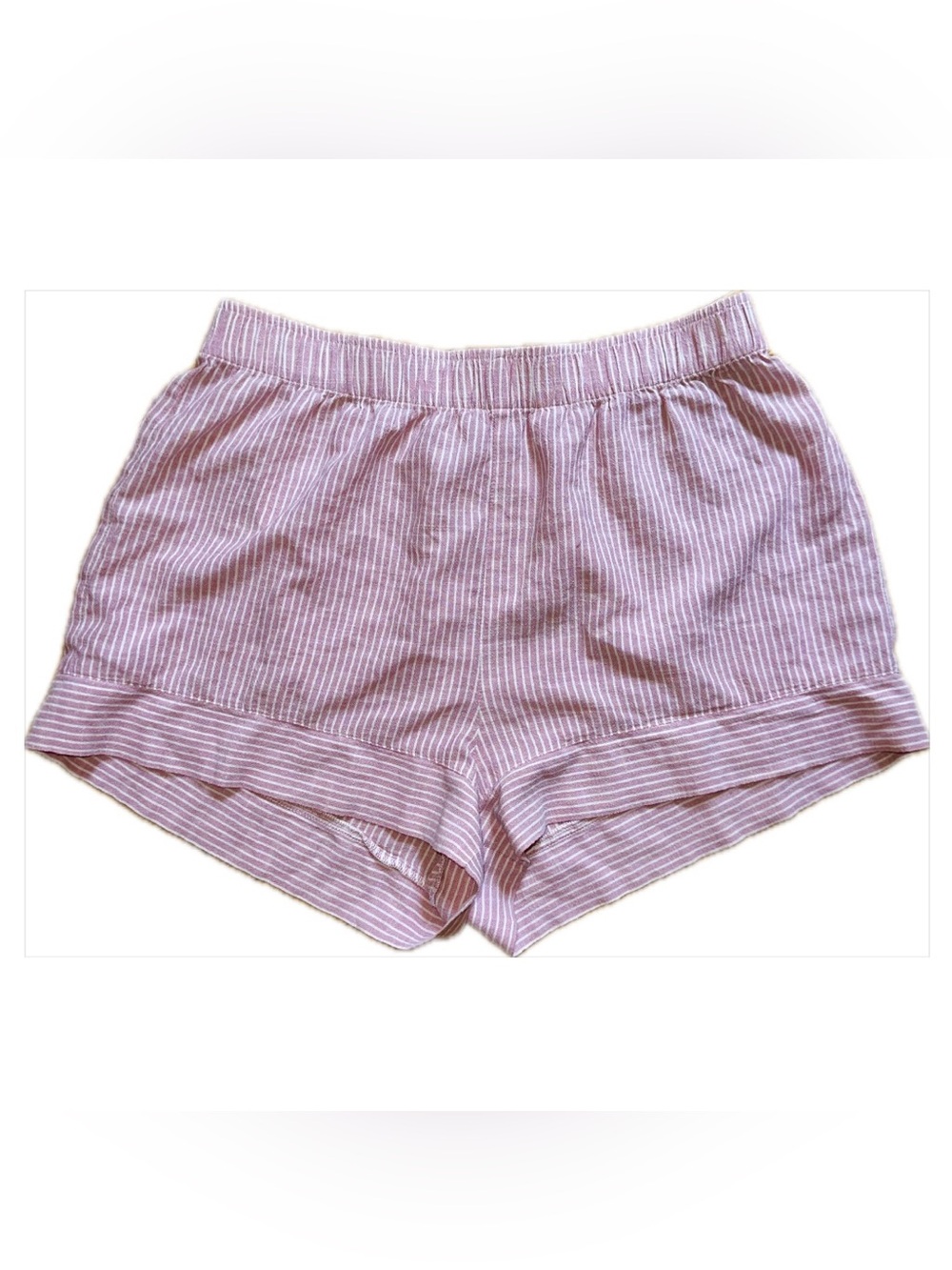 Eberjey Pink Striped Lounge Shorts